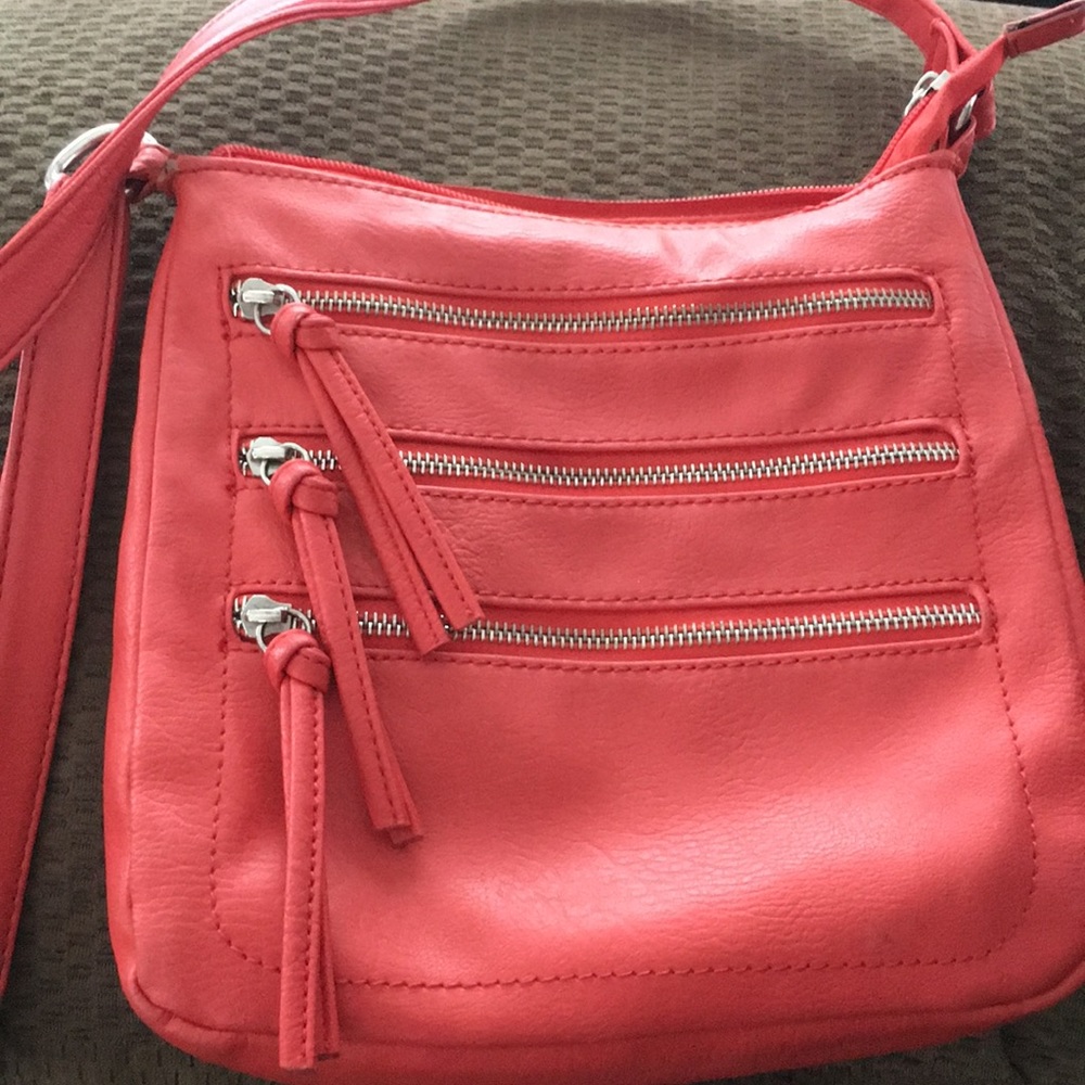 Coral crossbody bag